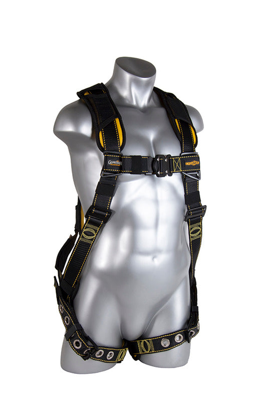 Cyclone Harness Black/Yellow, QC chest / TB leg / no waist belt / non construction / Size XL