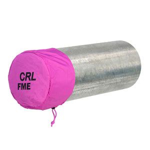 Cubiertas FME CRL Print Pink de 12" de diámetro x 6' de profundidad (20/paquete)