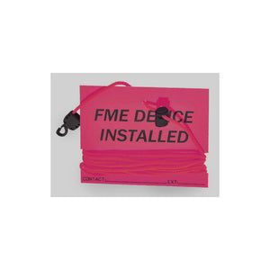 FME Flagging Sign (Pink) with extension Line