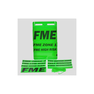 FME sign inserts-1.5 in x 8 in FME monitor