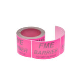 ST35PK	Pink FME Barrier Stickers 3" x 5" 250/Roll