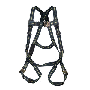 Full body harness, kevlar, 5 PT mating chest/legs, hip d-rings