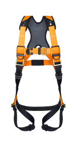 Series 3 Harness, 3XL, QC Chest, QC Legs, 3-D (Dorsal, Shoulder), Orange, Custom Logo