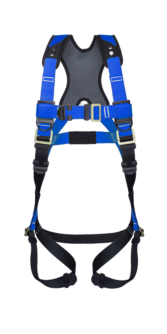 Series 1 Harness, 3XL, PT chest, TB legs, 3-D (dorsal, side), Blue