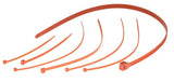 TY08HDCPP3 Brida flotante para cables de 8,4" x 0,3" de largo, color naranja, resistencia a la tracción de 110 lb - 250/paquete.