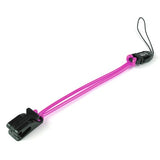 TETHCRPK Correa de sujeción rosa con 1 clip de cuerda y 1 VersaClamp, paquete de 25