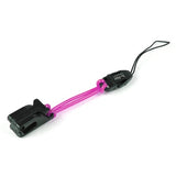 TETHCRSMPK Correa pequeña rosa y 1 clip de cuerda y 1 VersaClamp, paquete de 25